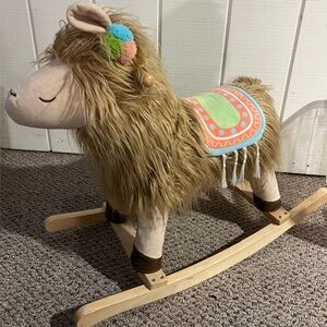 Boho rocking horse llama 🦙